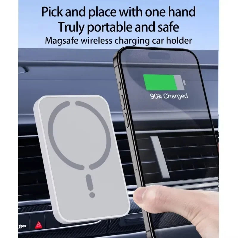 Support Voiture MagSafe 30W – Charge Rapide iPhone