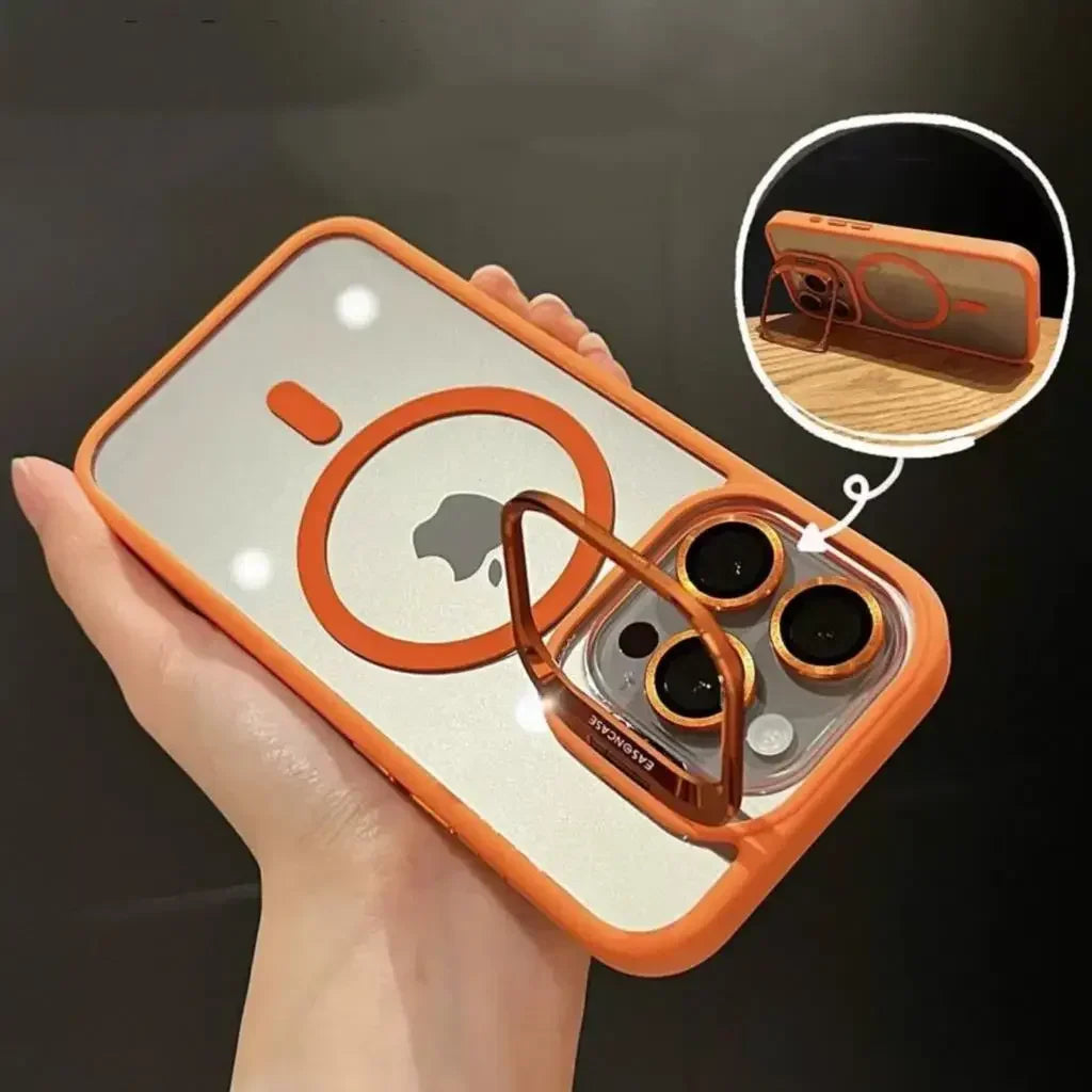 #003 Coque iPhone Magnétique Premium – Protection Antichoc + Lentille Verre | MagSafe Compatible