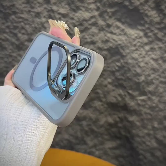 Coque iPhone Magnétique Premium – Protection Antichoc + Lentille Verre | MagSafe Compatible